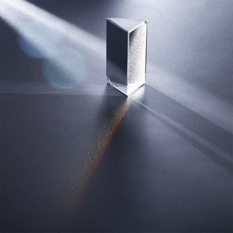 Kopida Glass Crystal Triangular Prism, Rainbow Maker for Light Refraction Spectrum Learning, Photography Science Physics Teaching Prop - Image 5